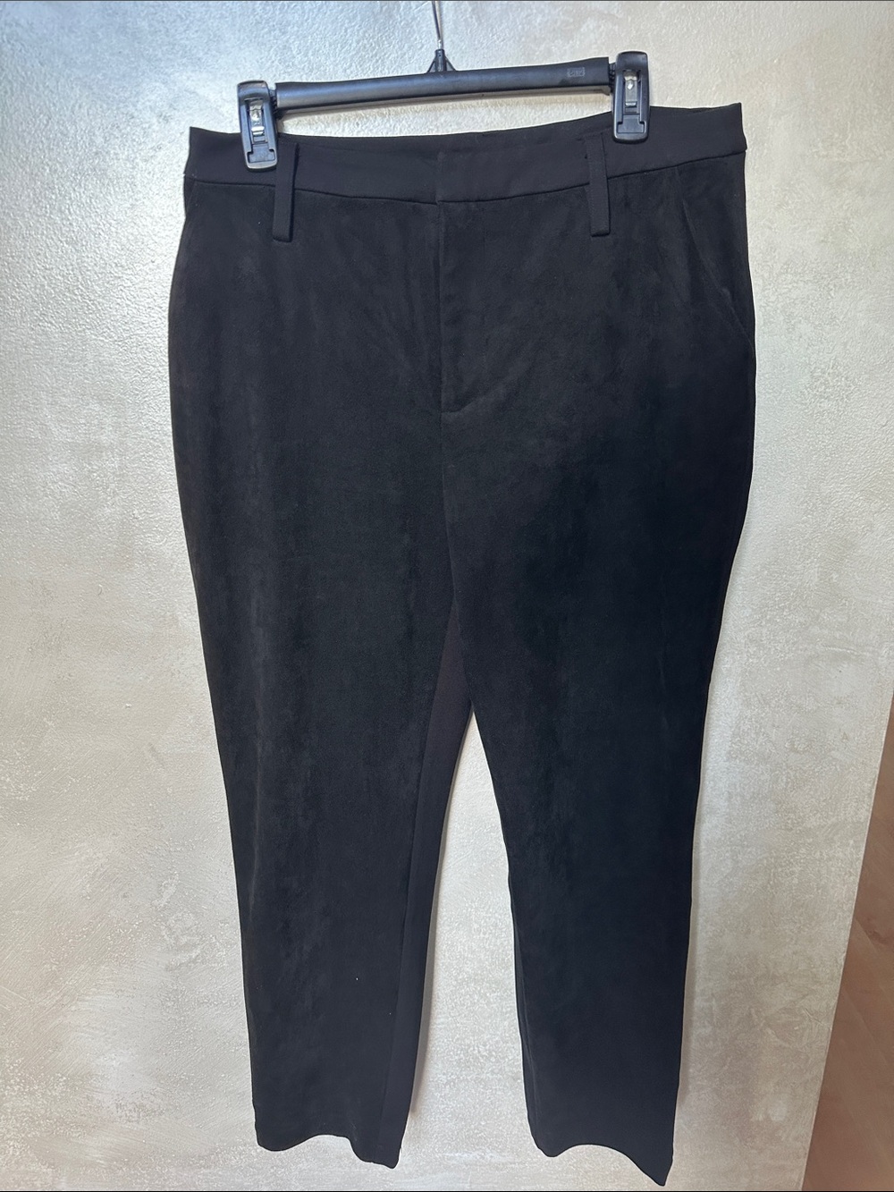 Ruti The Suede Comfort Trouser in black size 12
